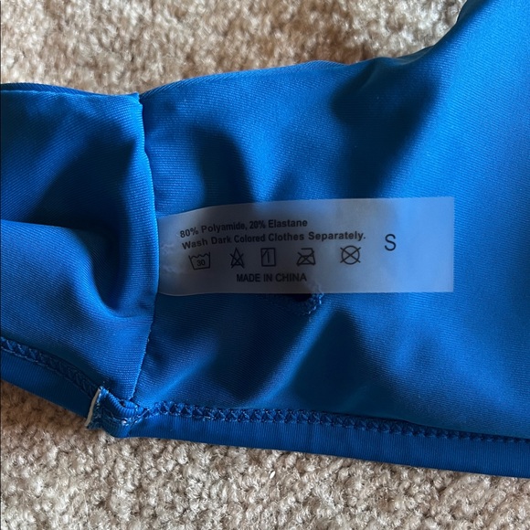 Blue Women's Swimwear Set - Picture 4 of 4